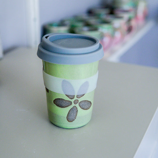 Travel Mug Petal Pop Green 2