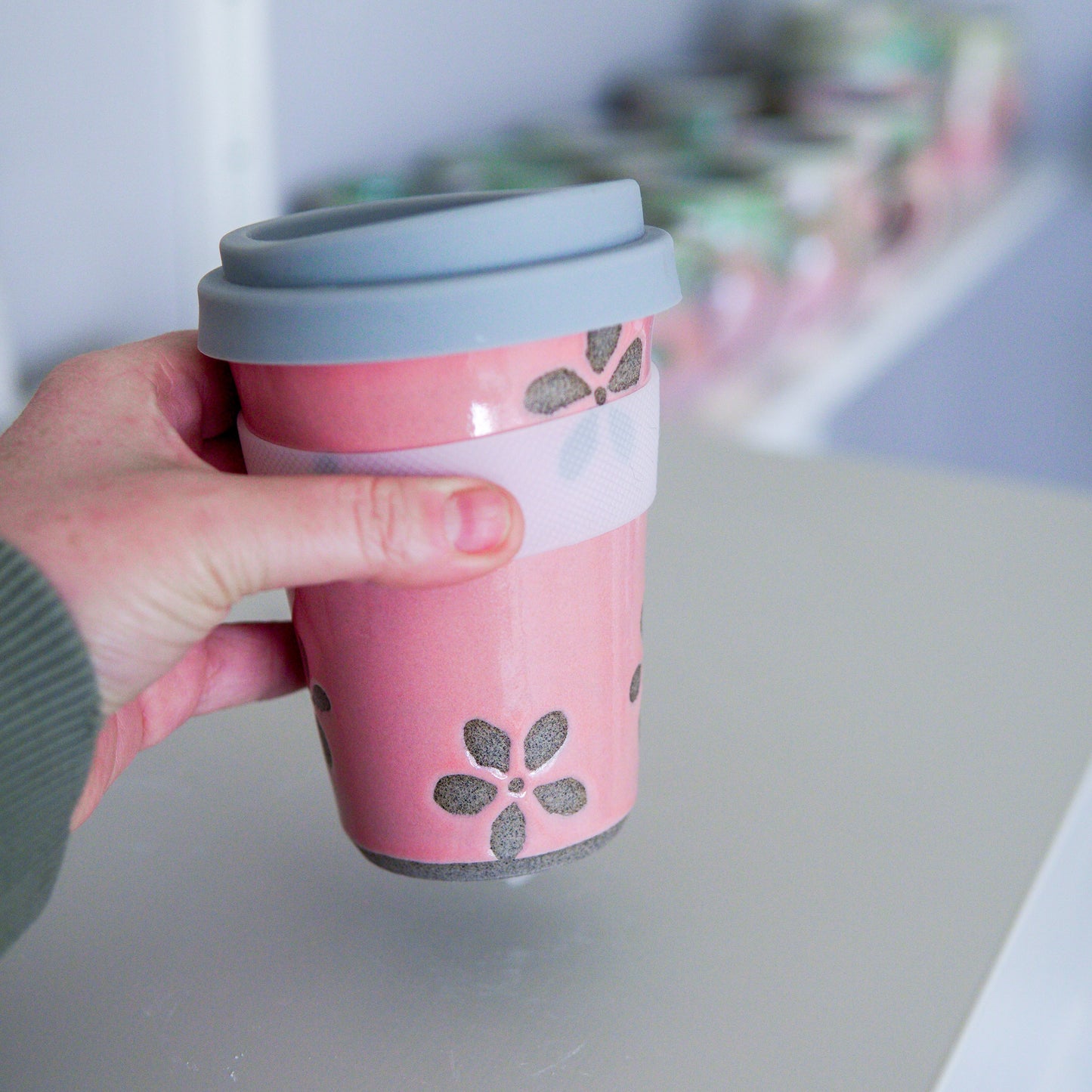 Travel Mug Petal Pop Pink 1