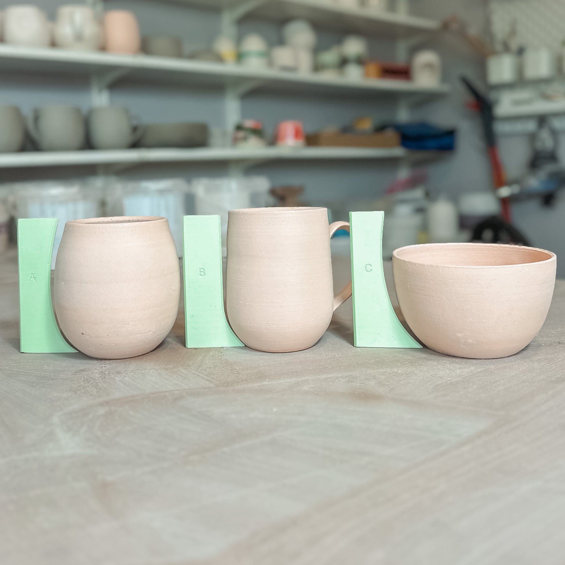 Namvo 3 Pieces 3 Sizes Ceramic Clay Ribs Soft Rubber Kidney Ceramics Rib  Ceramics Potter Rib for Ceramics Clay Artist Modeling